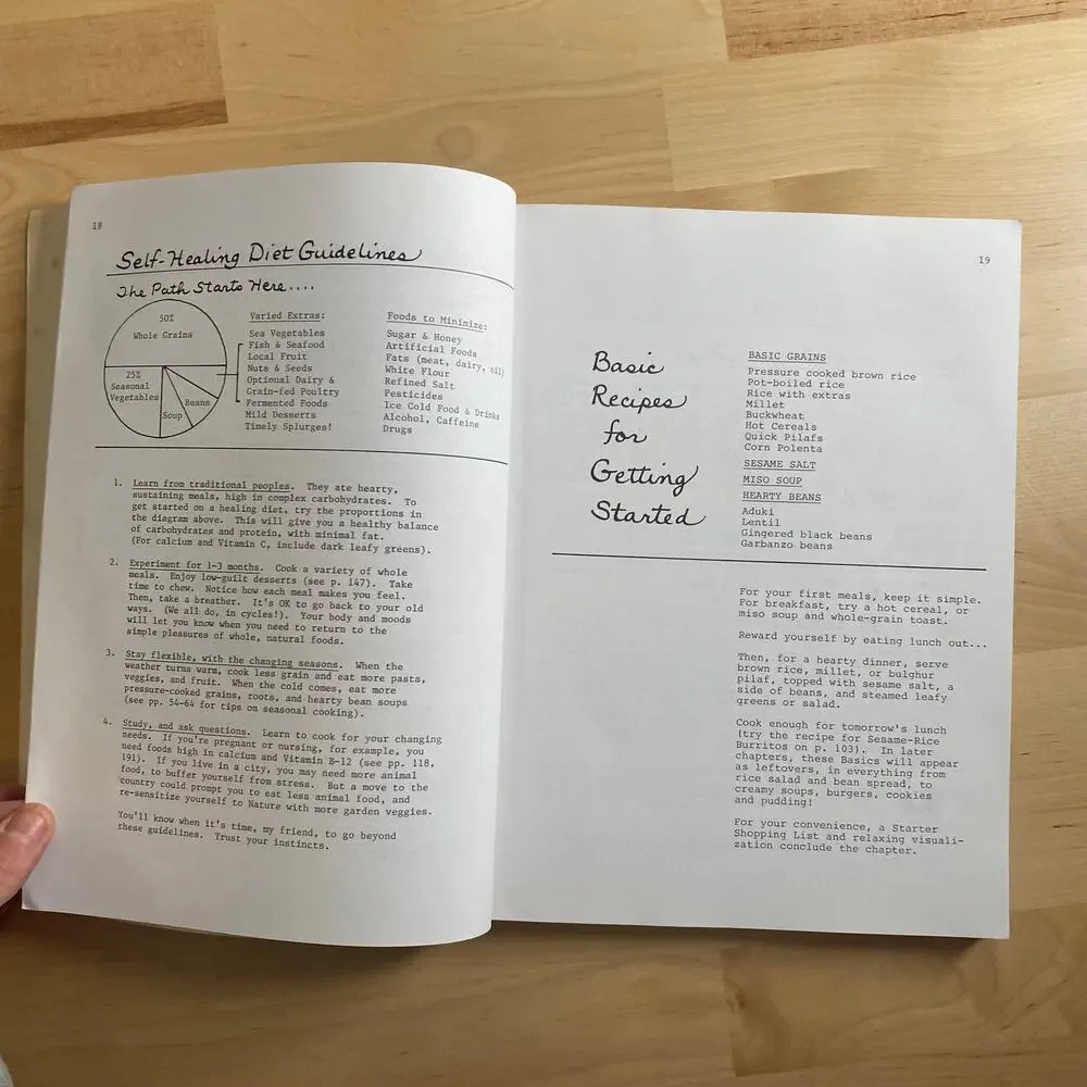 Vintage 1989 The Self Healing Cookbook